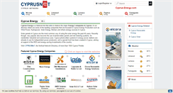 Desktop Screenshot of cyprus-energy.com